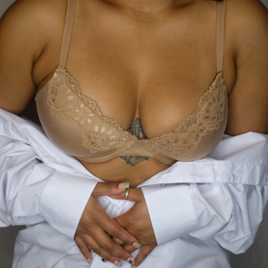 The Rebellious Bra - Melanin Me with Lace