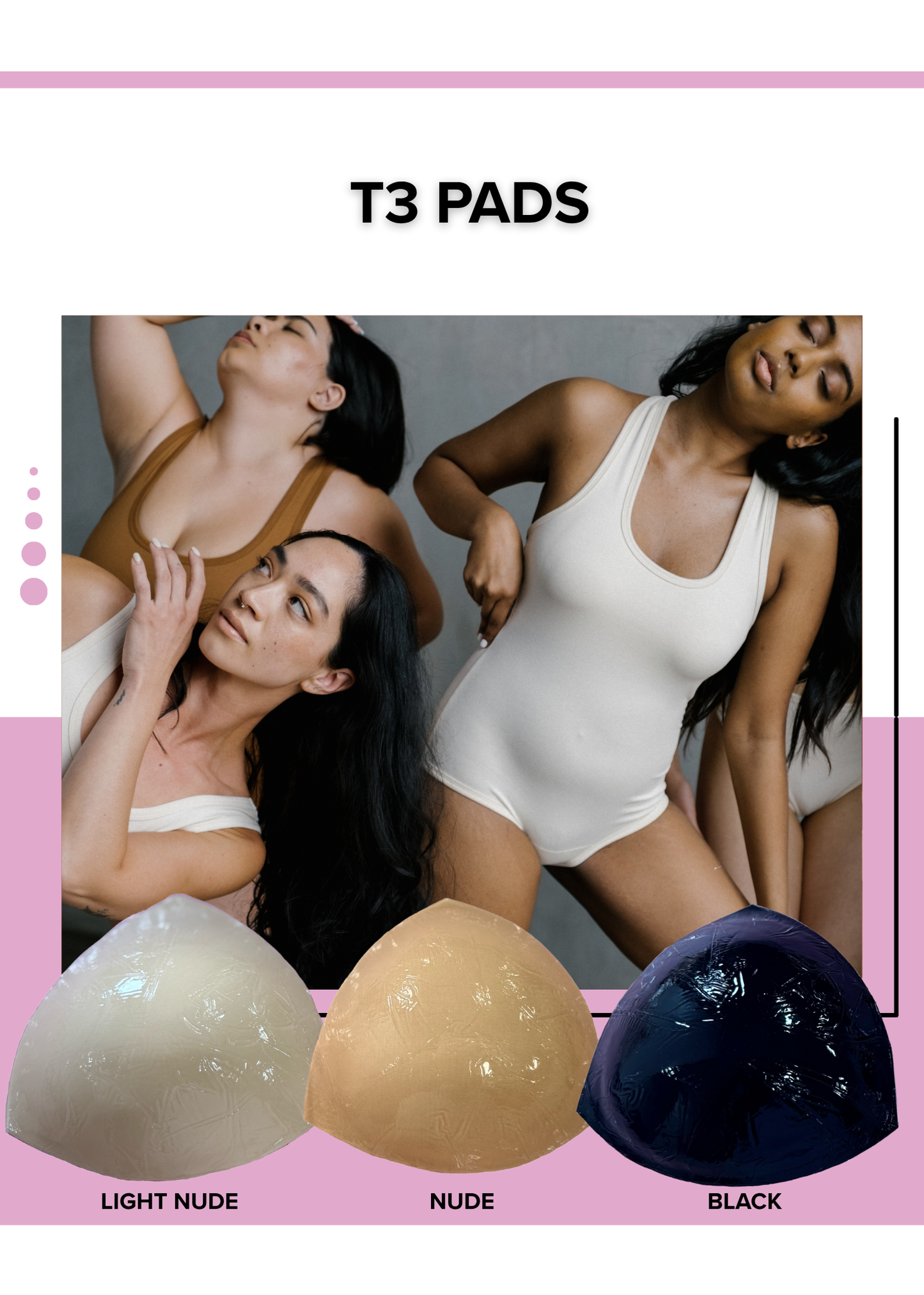 T3 Pads - Light Nude