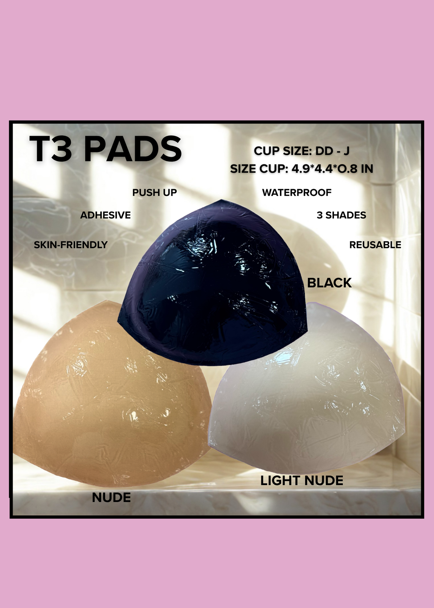 T3 Pads - Light Nude