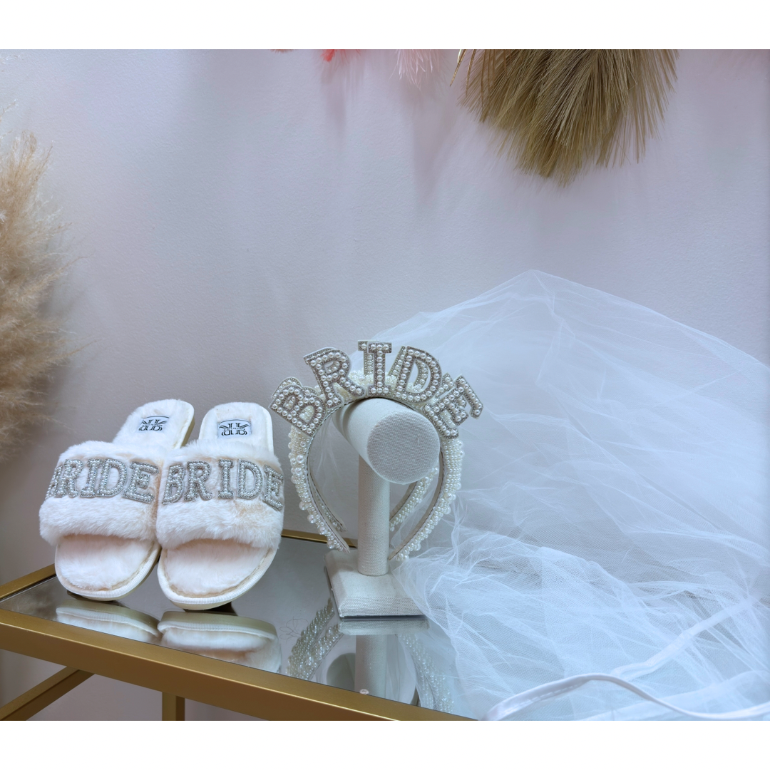 Beaded Bride Headband