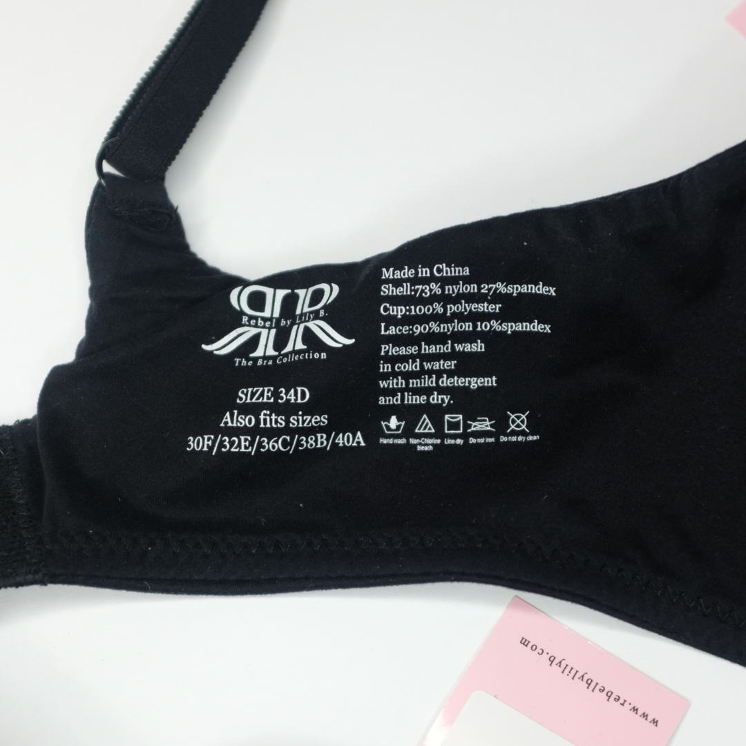 The Rebellious Bra - Black Beauty
