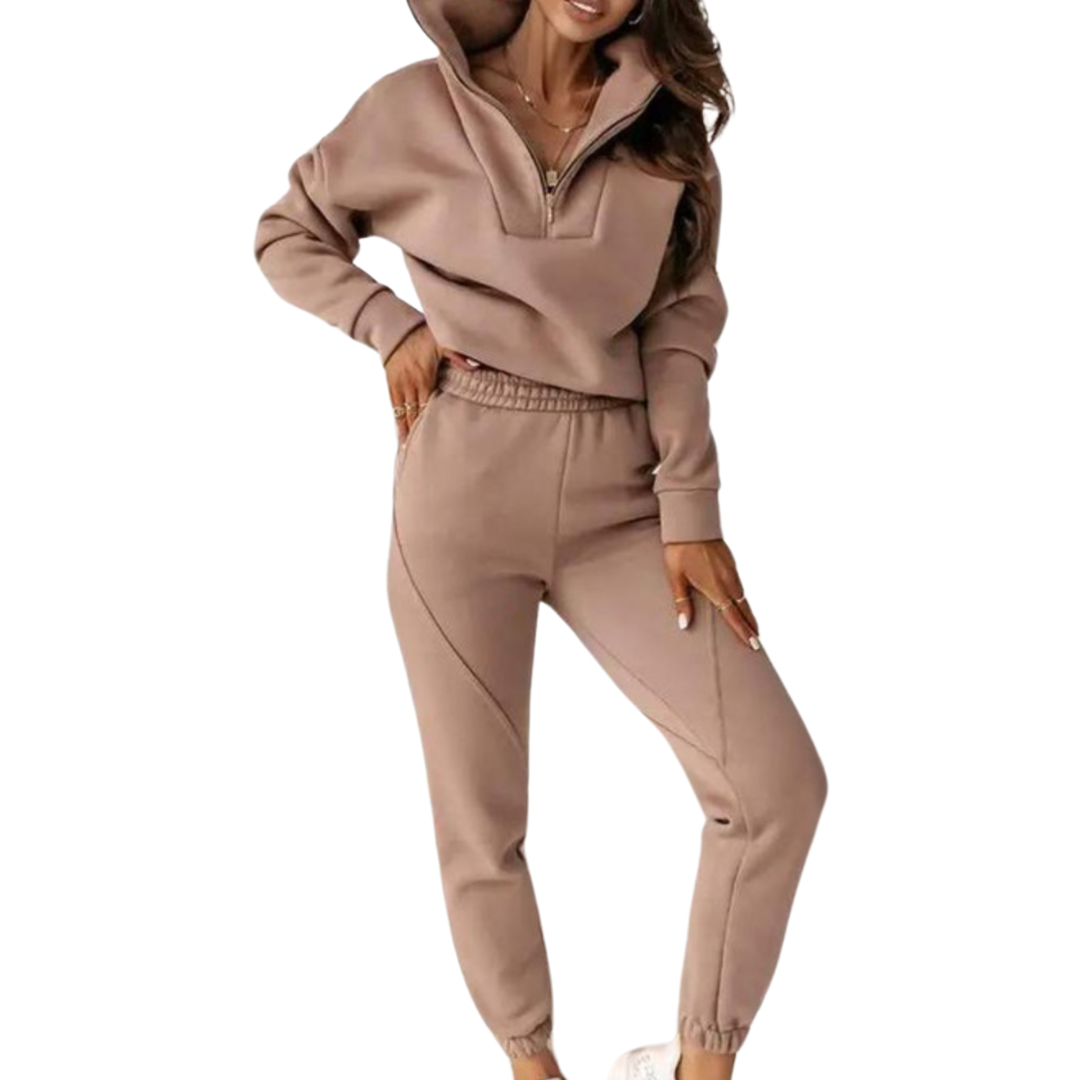 Plus Size Hoodie and Jogger Set