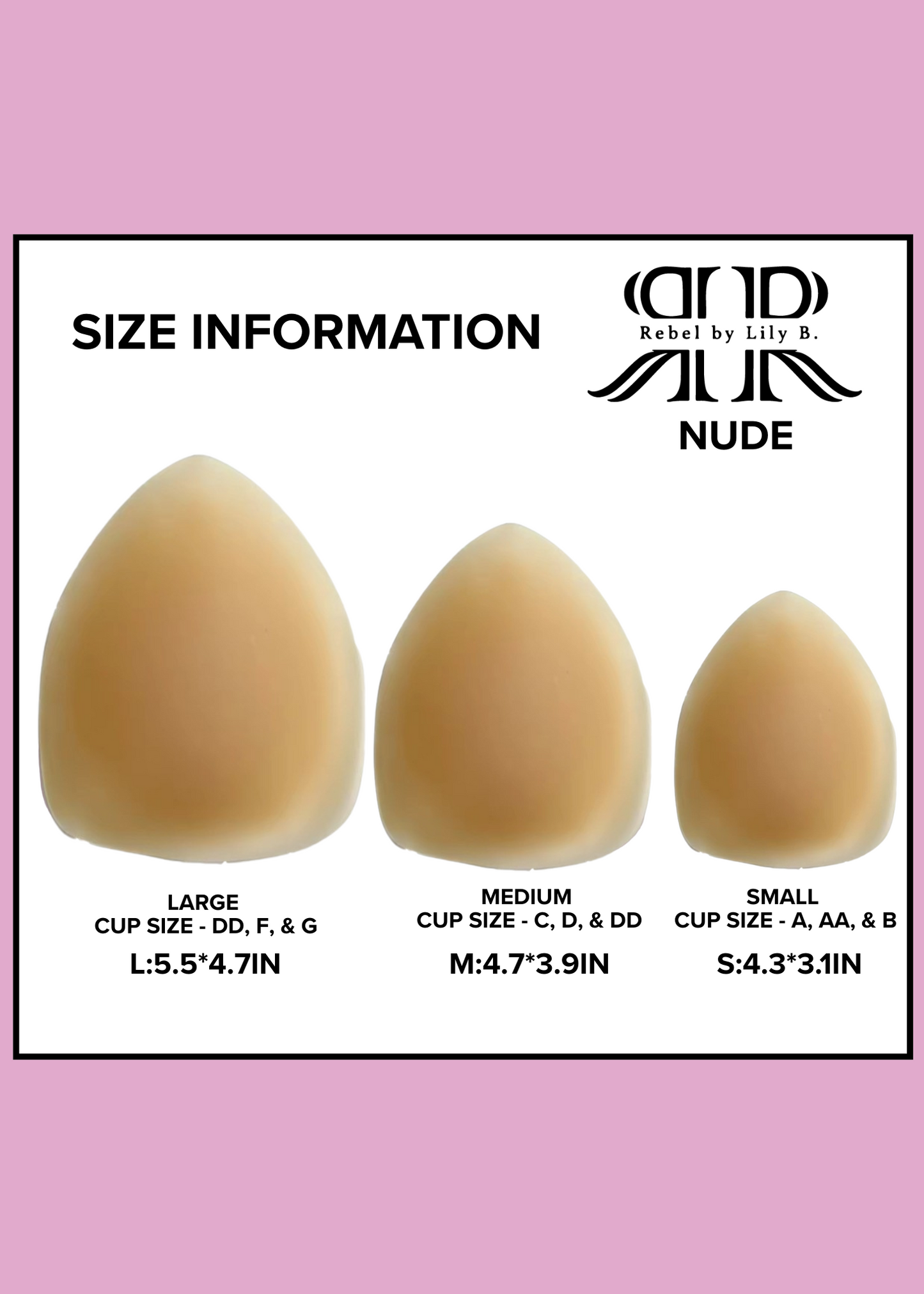 Tri-Lift Nipple Covers - Nude