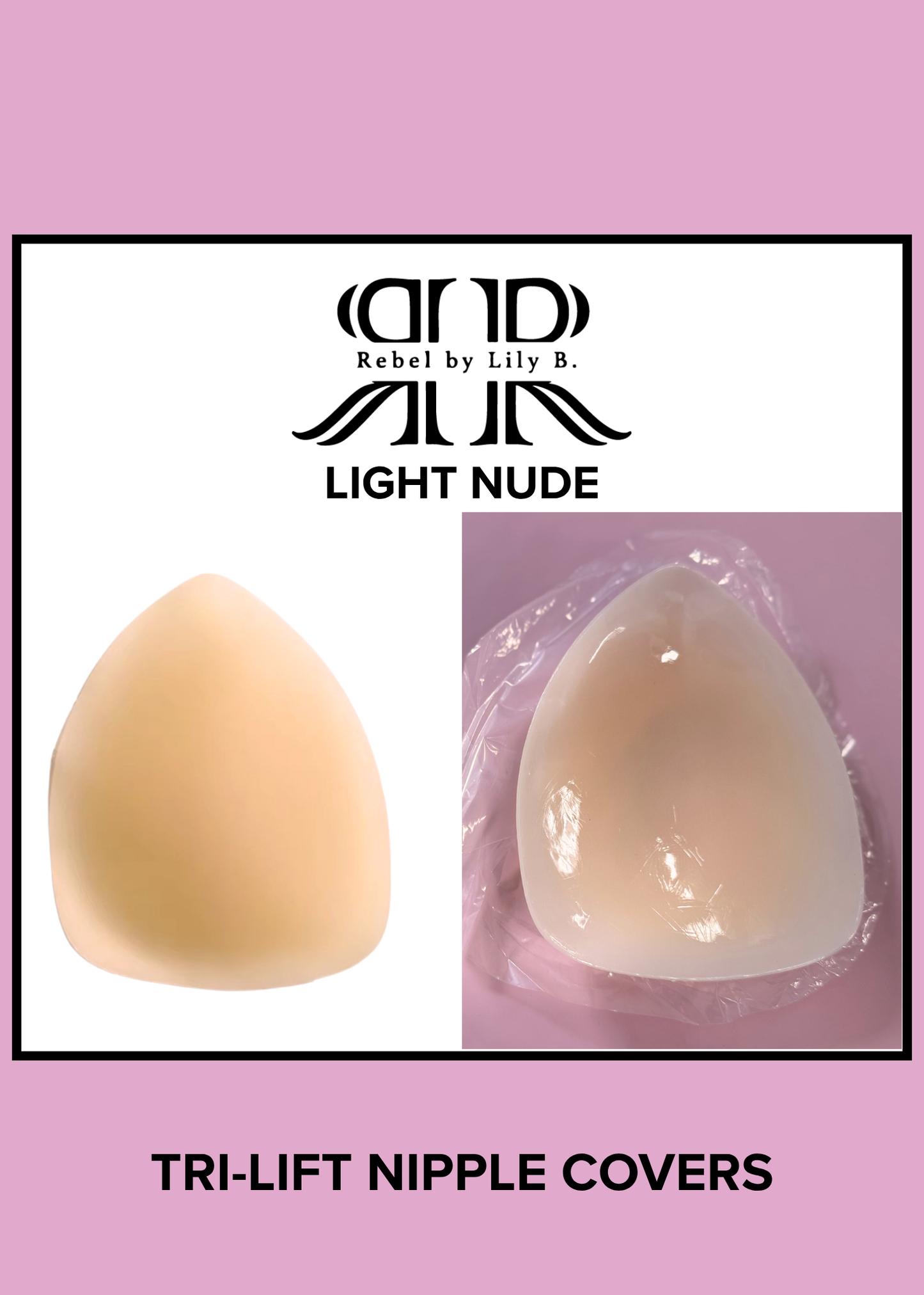 Tri-Lift Nipple Covers - Light Nude