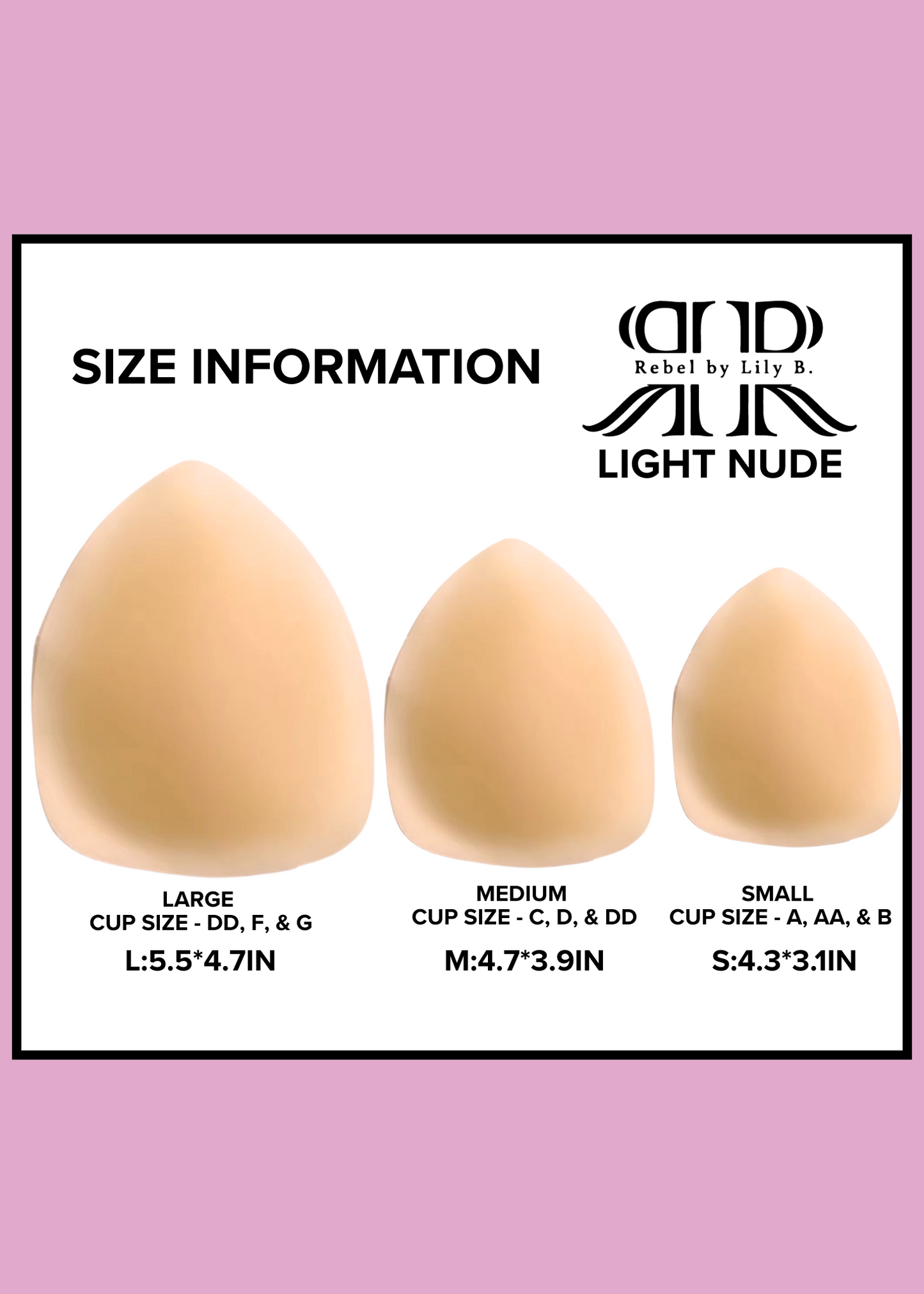Tri-Lift Nipple Covers - Light Nude
