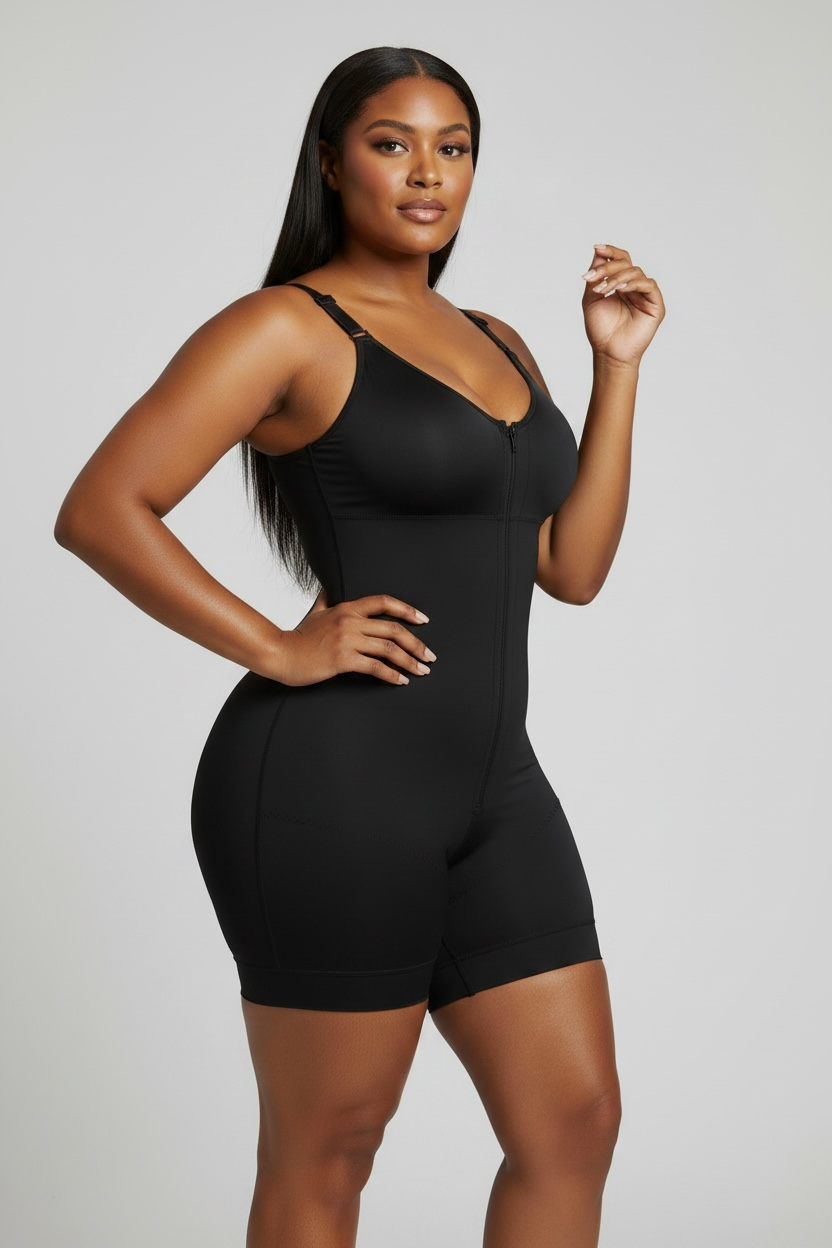 Rebel Curve™ Power Sculpt Bodysuit - Black