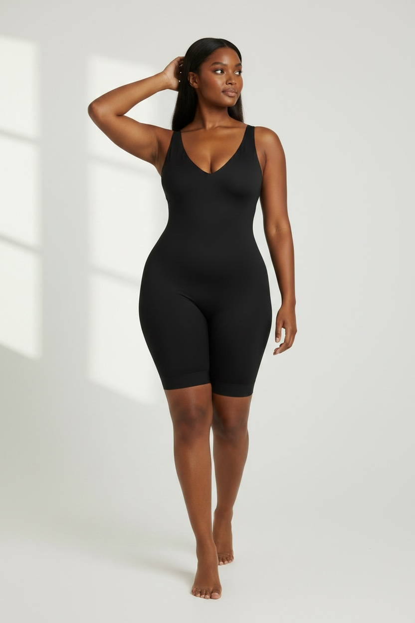 Black Rebel Curve™ Sculpting Bodysuit Short