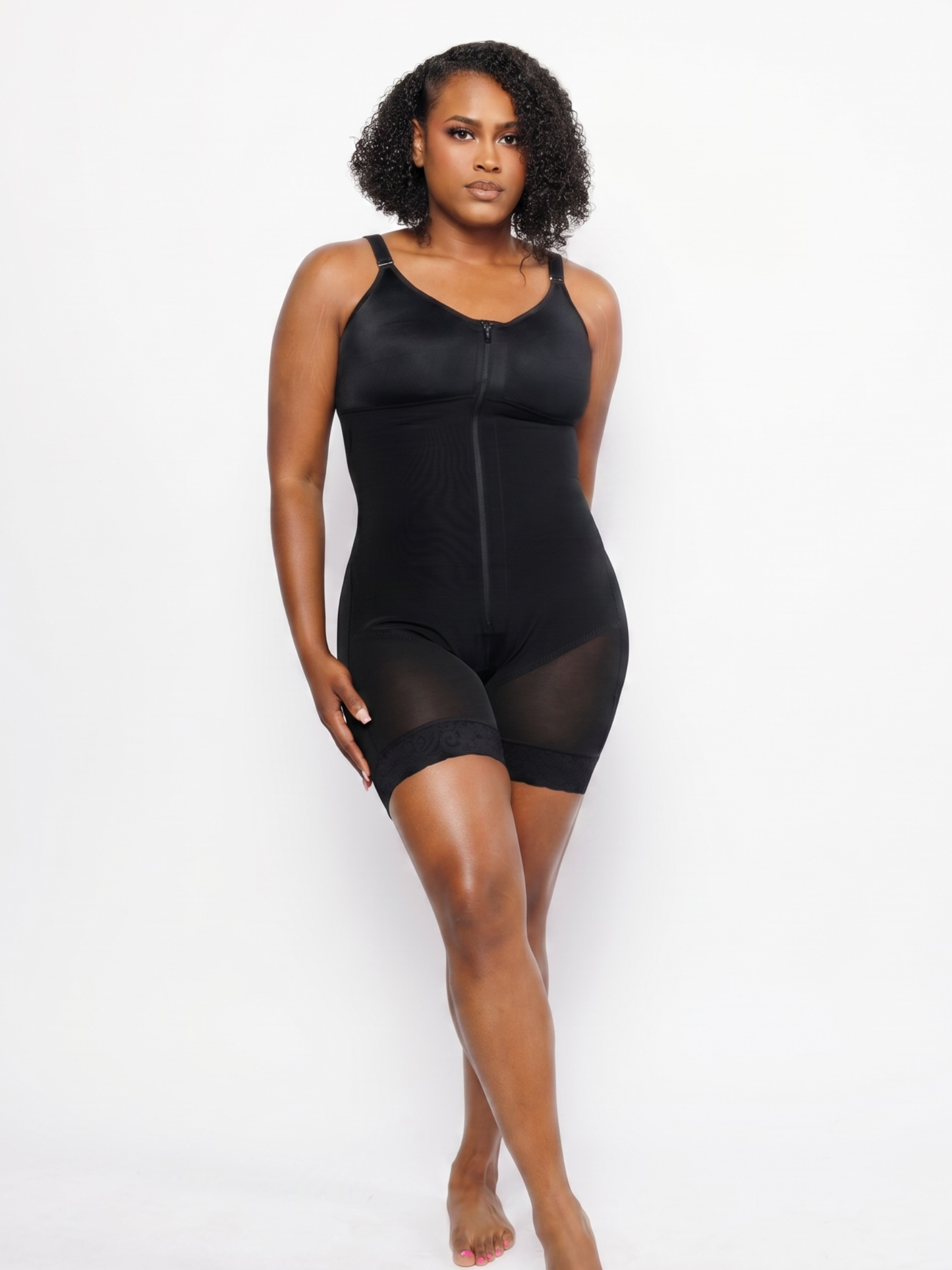 Rebel Curve™ Power Sculpt Bodysuit - Black
