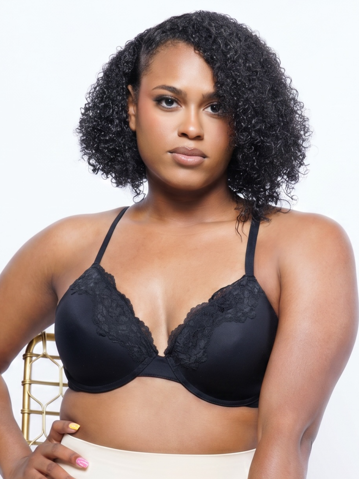 The Rebellious Bra - Black Beauty with Lace