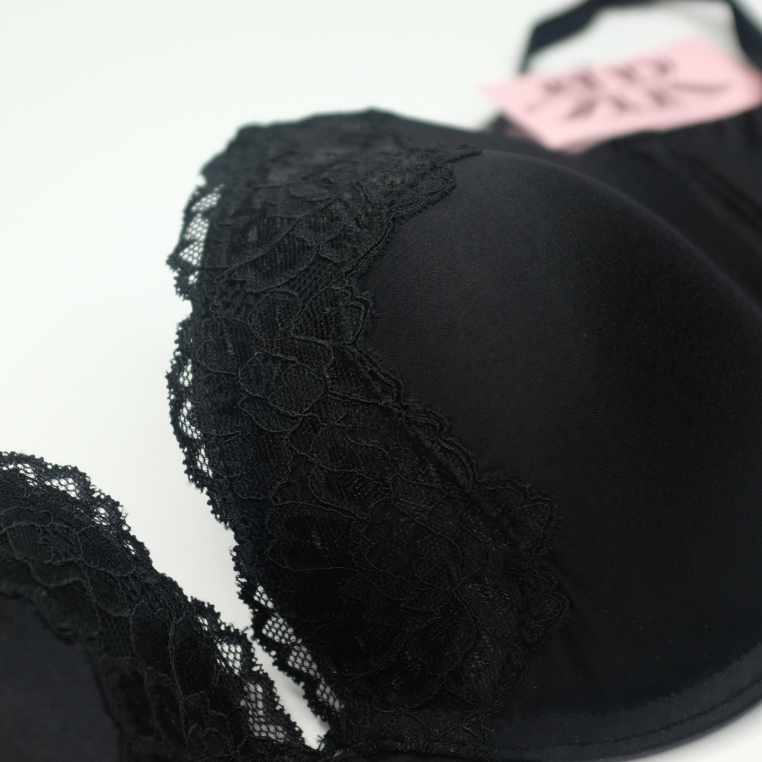 The Rebellious Bra - Black Beauty with Lace