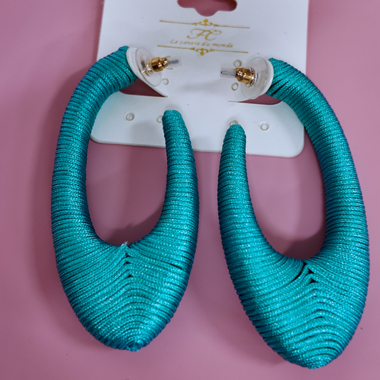 Turquoise Hoop Earrings