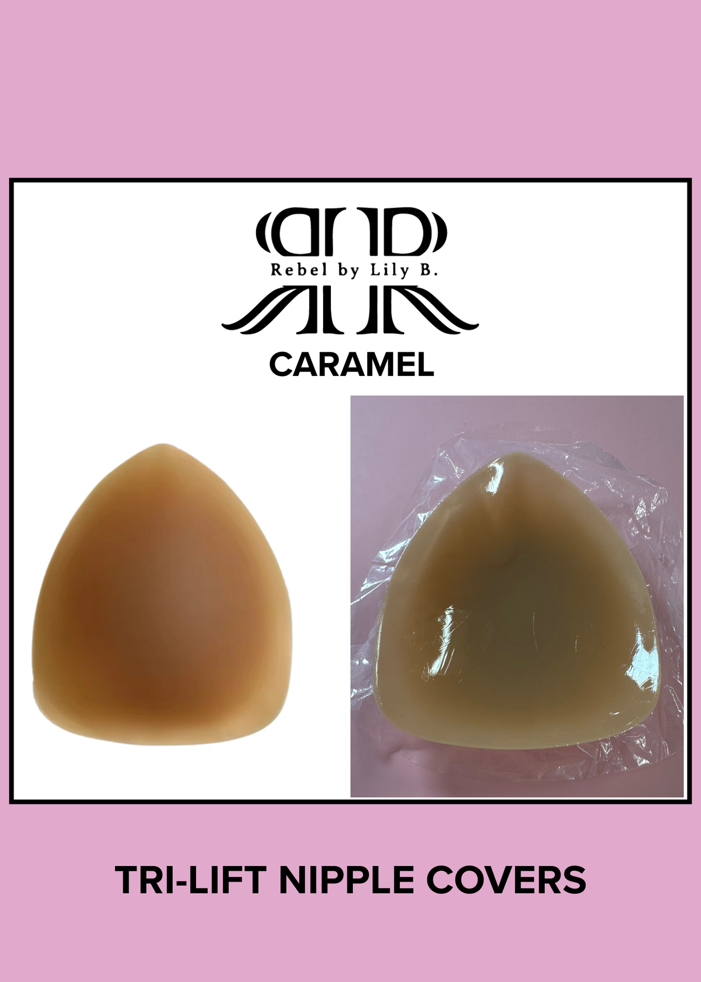 Tri-Lift Nipple Covers - Caramel